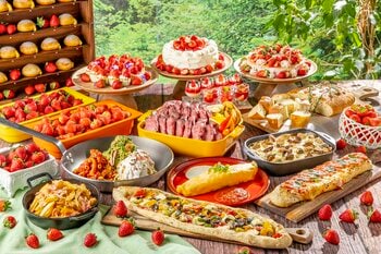 【インターナショナルガーデンホテル成田】「旬のいちごと生パスタを楽しむイタリアンビュッフェ」1月1日スタート