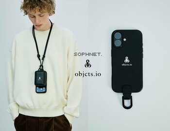 【objcts.io】SOPHNET.との初コラボレーション。スコーピオンロゴを纏った、ミニマルとエッジが交差するウェアラブルなiPhoneケースを発売。