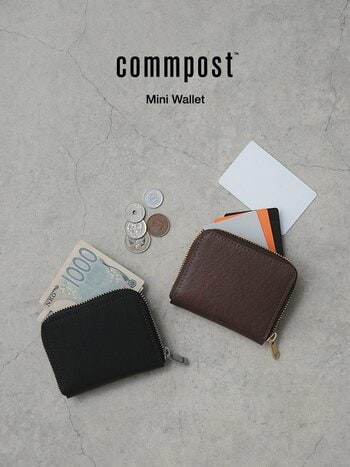 アーバンリサーチのサーキュラーエコノミーを推進するプラットフォーム「commpost」から、現代のライフスタイルに寄り添うミニウォレットが発売