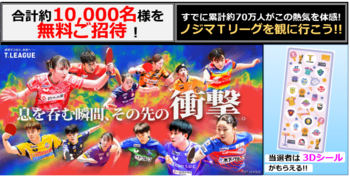 合計約10,000人をご招待！第四弾の対象6試合を募集受付中！！