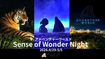 「地球でいちばん 癒されるテーマパークへ」５００機のドローンショー初開催！海・大地・空の物語を体験する夜。GW特別夜間営業『センス・オブ・ワンダーナイト ２０２６』開催
