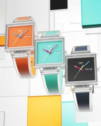 新しいスクエアの世界：Swatch が WHAT IF…JELLY? コレクションを発表