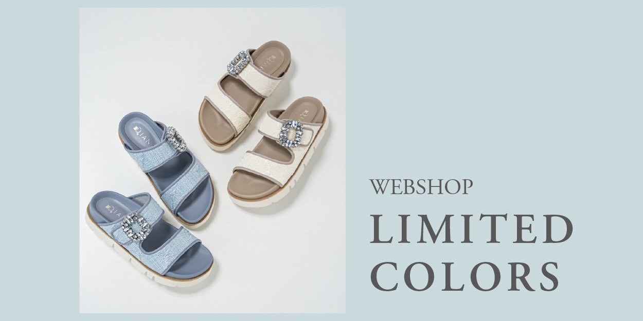 ダイアナ】大ぶりのビジューが華やかなフットベットサンダルに