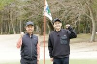 千鳥・ノブが、ツアー3勝＆元選手会長“ゲンちゃん”こと時松源藏プロとゴルフでガチンコ対決『ノブゴルフクラシック』