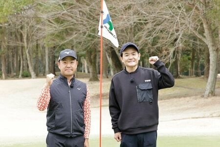 千鳥・ノブが、ツアー3勝＆元選手会長“ゲンちゃん”こと時松源藏プロとゴルフでガチンコ対決『ノブゴルフクラシック』