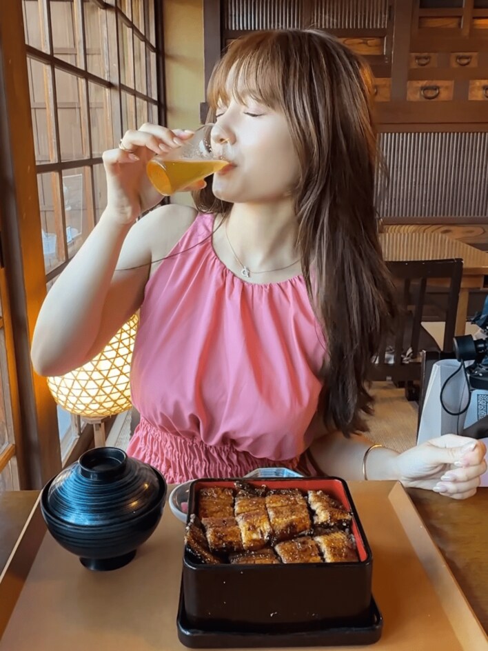 美味しそうに飲むねぇ」谷まりあ ビールぐびぐびショット公開