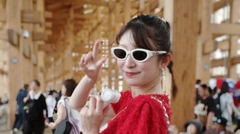 「お腹おっきくなってきたね」第1子妊娠中の吉田朱里 駆け込みで大阪万博満喫！ミャクミャクと2ショットや大屋根リングでの全身写真も