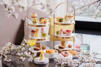 【フォーシーズンズホテル東京大手町】桜シーズン到来　桜とヨーロッパの春をテーマに桜スプリングアフタヌーンティー