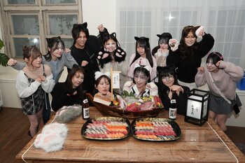 【2/22「猫の日」に向け】特殊メイクの世界的権威・Amazing JIRO氏が手掛ける「二刀流猫メイク」を披露した「#猫の日 前前前夜祭」を実施