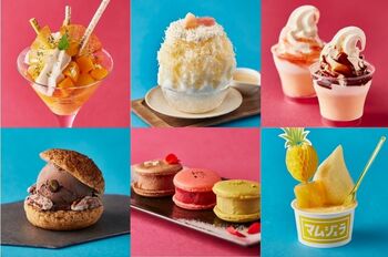 六本木ヒルズに1日10食限定のパフェやマカロンのジェラートなど個性豊かなアイスが大集合！夏に嬉しい限定スイーツが盛りだくさん！