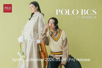 RAGEBLUE ウィメンズが贈る「POLO BCS」との第 4 弾!完全オリジナルコラボレーションの全8型を 3 月 6 日(金)より発売