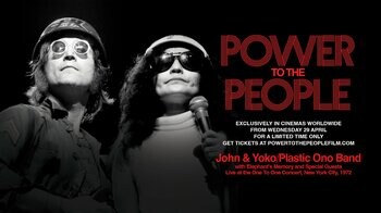 伝説のマディソン・スクエア・ガーデン ”ワン・トゥ・ワン・コンサート”が、最高の映像と音響で甦る！映画『パワー・トゥ・ザ・ピープル：ジョン＆ヨーコ・ライヴ・イン・NYC』4/29(水・祝)劇場公開決定
