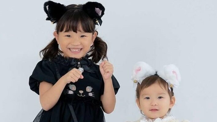 「猫シスターズ」ののちゃん ハロウィン仮装ショット披露！無邪気さあふれる仲良し姉妹に「お菓子いっぱいあげちゃう」
