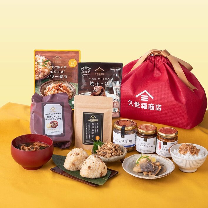 【久世福商店】オンライン限定「2026秋の福袋」が10月9日15時より発売！新米にぴったりなごはんのお供など全7品がセットに
