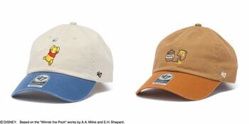 【’47（フォーティーセブン）】ディズニーデザインコレクションより、4月発売の「くまのプーさん」キャップが登場