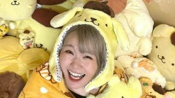 ハラミちゃん　愛するポムポムプリンに囲まれ「しあわせ〜」サンリオ大賞4位で「#来年こそトップスリー復活へ」と意気込み