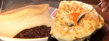 岡山県の新グルメは？岡山名物“えびめし”対決！ふわふわぷるぷるのオムえびめし×とろ〜りチーズのえびめしドリア【FNSご当地うま撮GP】