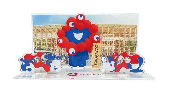 万博の人気者ミャクミャク！あの人気モニュメントがかわいいアクスタに