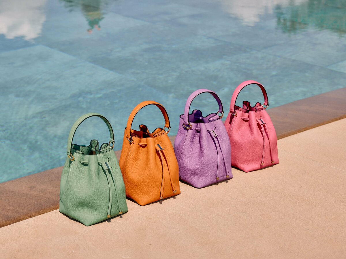 ボナベンチュラが人気の「アンジェリカ バケットバッグ」に新色4色を