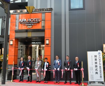 アパホテル〈鹿児島天文館〉ANNEX（新築棟）　本日開業