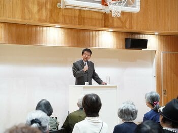 警察庁特別防犯対策監 杉良太郎氏　西麻布いきいきプラザにて講演会を実施