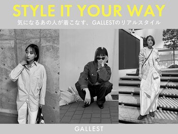 【GALLEST】個性豊かな3名が魅せる、GALLESTのリアルスタイル「STYLE IT YOUR WAY」特集ページを3月6日（金）より公式オンラインストアにて公開