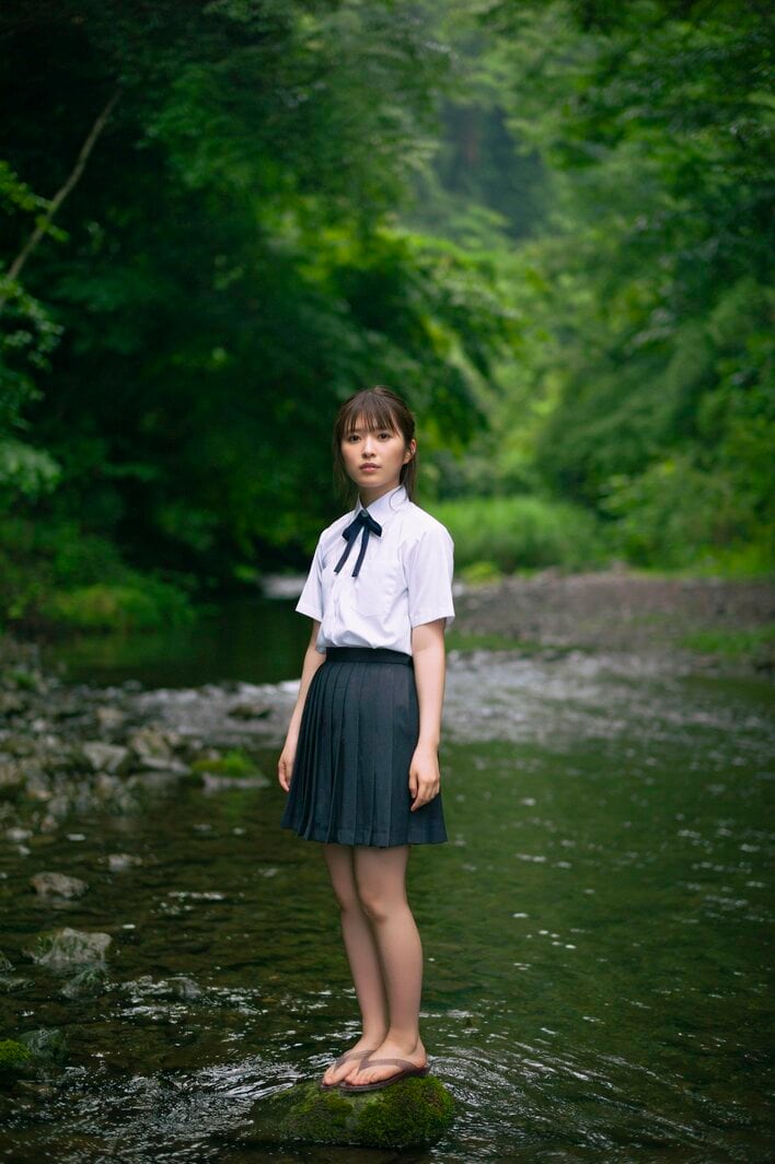 めおと日和』出演で話題！乃木坂46・小川彩(18) 透明感あふれる制服姿