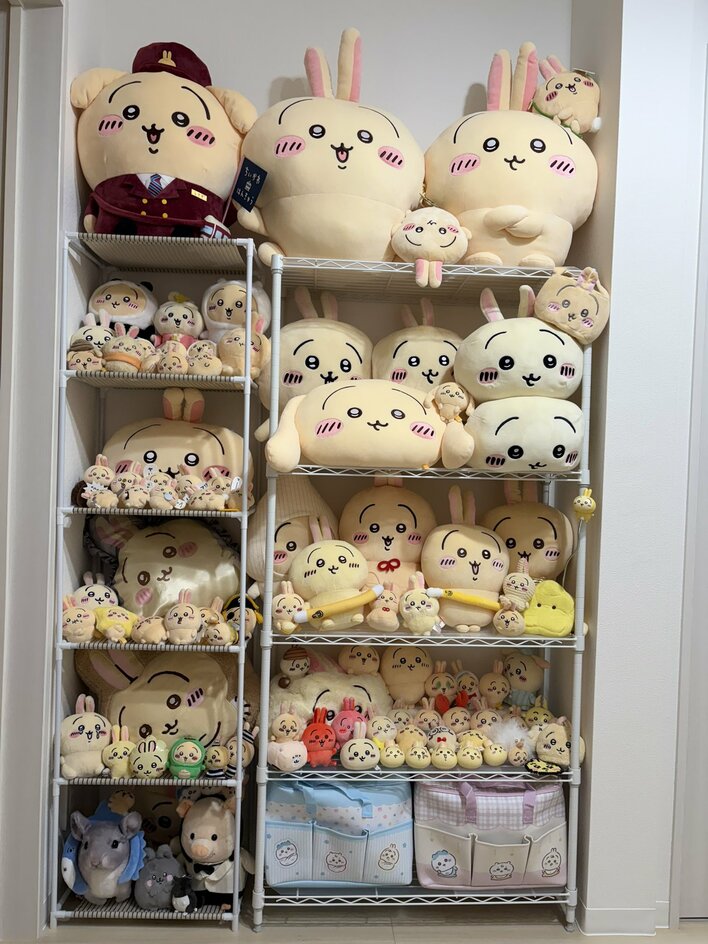 ちいかわ　グッズ　大量　まとめ売り 自宅の“専門店級”「ちいかわ部屋」にSNS驚愕！？ニッポンの社長・ケツ