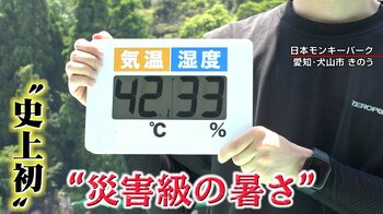 全国4地点で40℃超え酷暑日…三重県桑名市では観測史上最高40.6℃　プールサイドをサーモグラフィーカメラで写すと…50℃超えの「白色」も