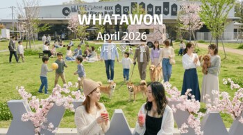 4月、どの週に来ても楽しめる。親子も友達もわんちゃんも集うワタワンのイベントカレンダー公開