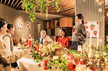 【BEB5土浦】茨城生まれのブランドいちご「いばらキッス」に甘くとろける夜。いちご尽くしの「BEB ストロベリーナイト」開催