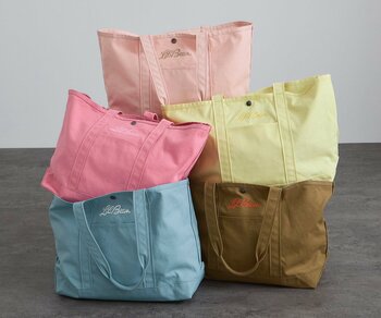 L.L.Bean for SALON、春を運ぶ限定グローサリー・トート発売