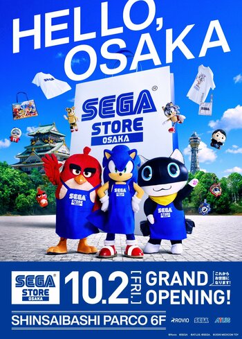 「SEGA STORE OSAKA」10月2日（金）オープン　限定商品をはじめとする注目アイテムとオープン記念ノベルティを公開