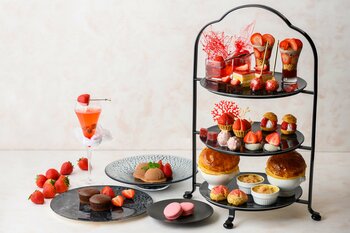 【富山エクセルホテル東急】冬の富山で、心躍るご褒美時間を。苺とショコラの甘い香りに包まれる「ストロベリーアフタヌーンティー」期間限定で開催！