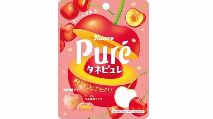 さくらんぼを“種まで食べる”！？ピュレグミから一粒で果実まるごと楽しめる新感覚グミ「タネピュレ さくらんぼ」がセブン－イレブンで発売