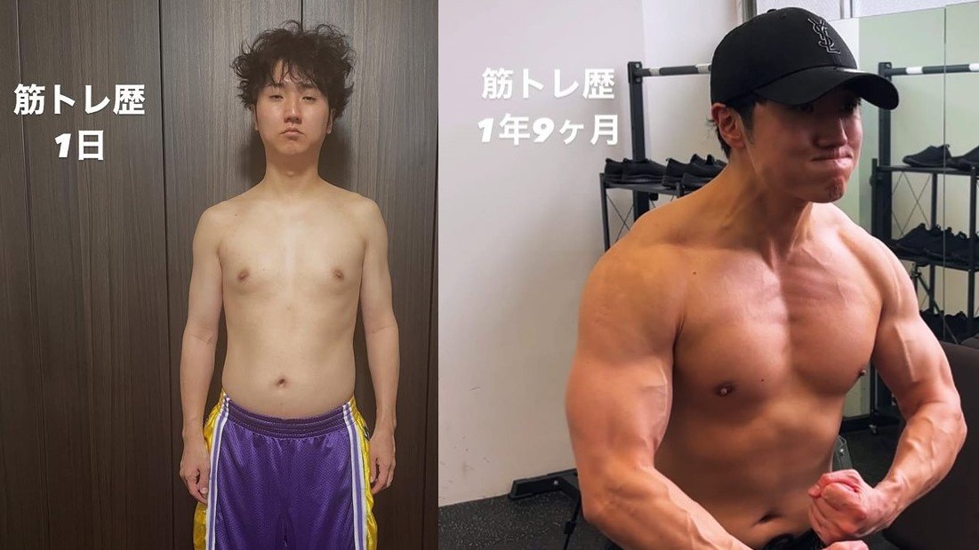 バキバキベンチプレス バキバキのコロチキ西野 1年9カ月間のベンチプレス成長記録を