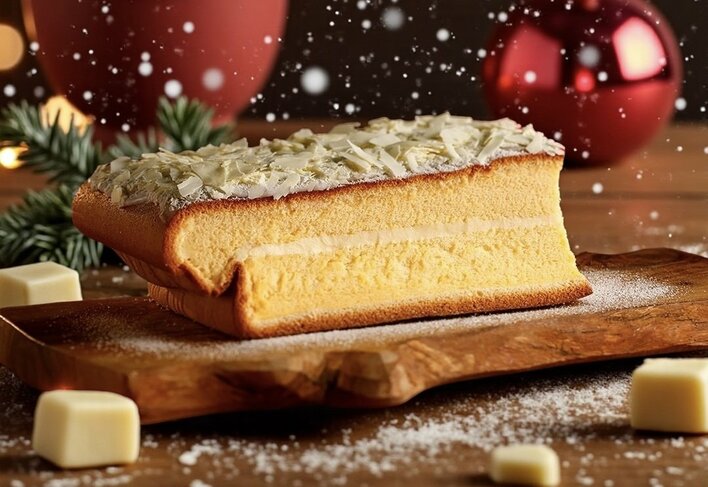 【東京スカイツリー／横浜高島屋】台湾カステラ発祥の名店がつくる、世界初のクリスマスカステラ。ーグランドカステラから『雪降るブッシュ ド ノエルカステラ』誕生。