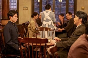 瀧昌（本田響矢）の帰宅を知り張り切るなつ美（芳根京子） しかし、瀧昌は篤三（高橋努）に呼び出され…『めおと日和』第8話予告