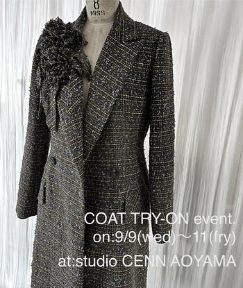 COAT TRY-ON EVENT｜コートで遊ぶ、3日間。