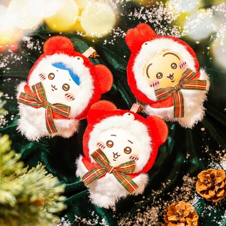 【ちいかわ】クリスマス仕様のふんわりテディベア姿が可愛すぎる！キラキラおめめで特別感たっぷり 11月6日から発売！