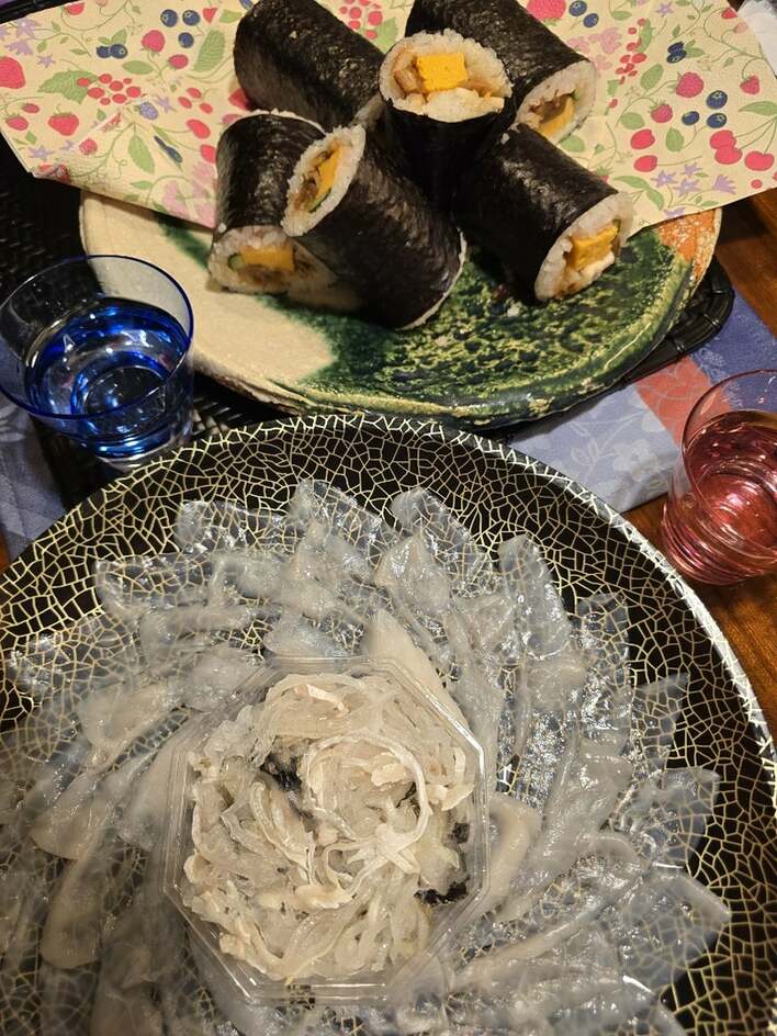 【画像】「なんと豪華な節分」高橋英樹 大皿に花のように盛られた美しい一品を見る