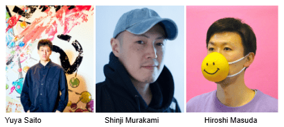 華やかなオープニングレセプションで幕開け Yuya Saito、Shinji