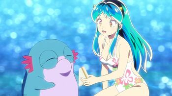 あたる（cv.神谷浩史）たちが遊ぶプールに妖怪が！『うる星やつら』第7話