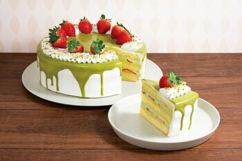 【椿屋珈琲・ダッキーダック】華やぐクリスマスにぴったりの「ピスタチオと苺のショートケーキ」が登場！