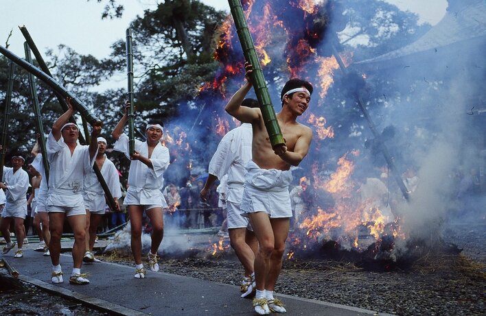 【加賀温泉郷】1300年の歴史を今に伝える――菅生石部神社の御願神事（竹割まつり）