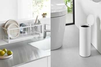 【山崎実業 新商品のお知らせ】 浮かせて設置できる水切りワイヤーバスケットや、やさしいラウンドフォルムのトイレポットなど、新商品が発売になりました。