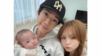 「めっちゃ似てない？」ばんばんざい・ぎしの妻・桜井美悠 夫と息子の比較ショット公開！「激似すぎてびっくり」「ミニぎし天使」などと反響
