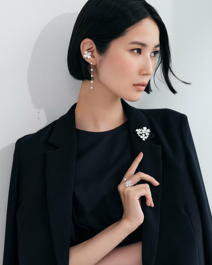 【ヴァンドームブティック】幸運を呼ぶエレガントな四つ葉のクローバーモチーフ アクセサリー