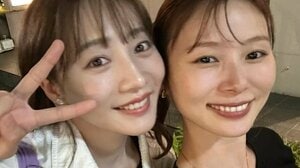 朝日奈央 婚約発表の能條愛未を祝福し高校時代の制服2ショット披露！「初めて喋ったのが…」15年前の思い出振り返る