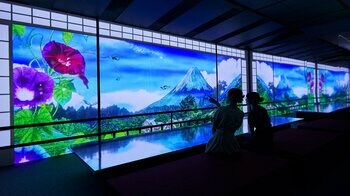 「動き出す浮世絵展 AOMORI」が7月11日から青森で初開催。前売券が好評販売中。着物割引キャンペーンを実施。東京やミラノで50万人を動員した浮世絵の世界に没入できる体感型デジタルアートミュージアム